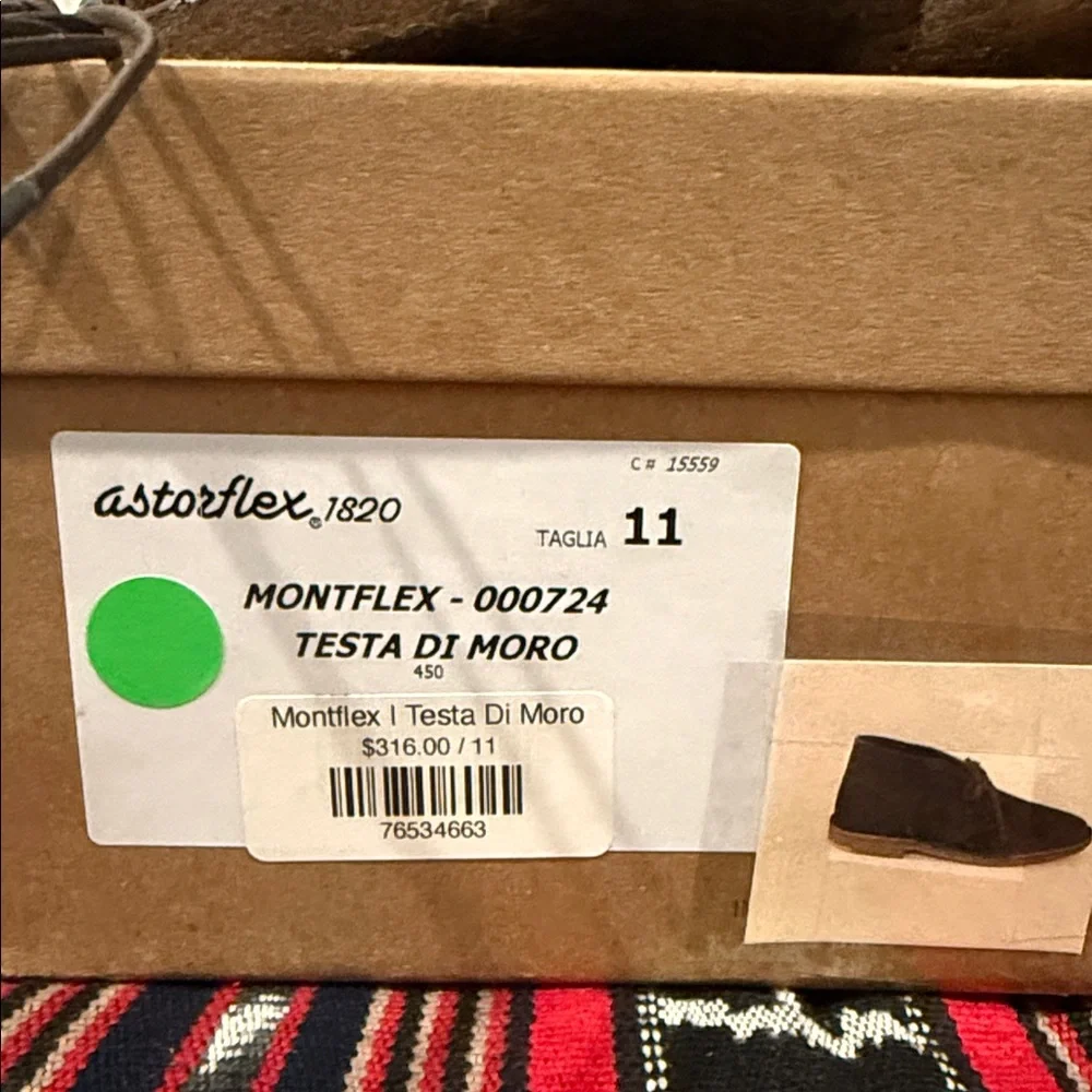Astorflex Chukka Boot, Suede, Men's Size 11